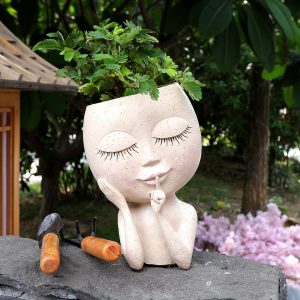 risen doll planter pot, (copy)