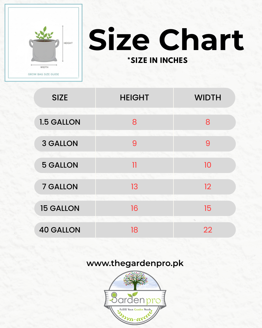 15 gallon pack of 4 grow bags 15 gallon pack of 4 grow bags