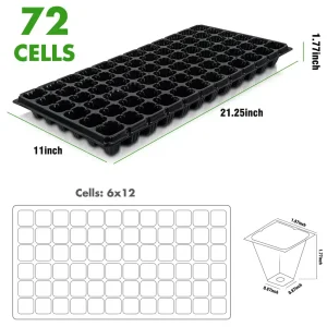 seedling tray 72 cells