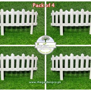 premium white pvc lawn edging fence (2ft x 1ft) (copy)